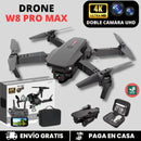 NUEVO DRONE  W8 PRO MAX 2025 CON INTELIGENCIA ARTIFICIAL + 2 Baterías Adicionales y Estuche de Regalo